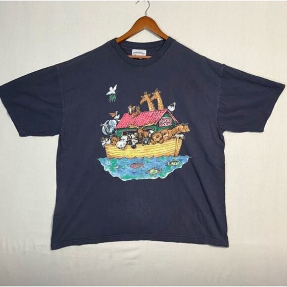 Stone Mesa Authentic Jean Co Noah's Ark Men's Graphic T-Shirt - Size XXL - Picture 1 of 8